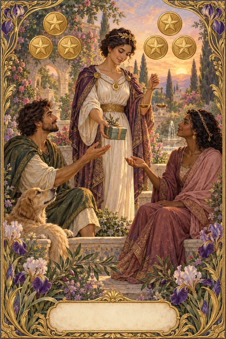 Sechs der Münzen